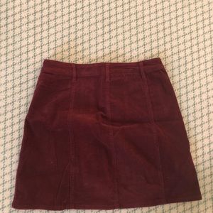 Corduroy skirt
